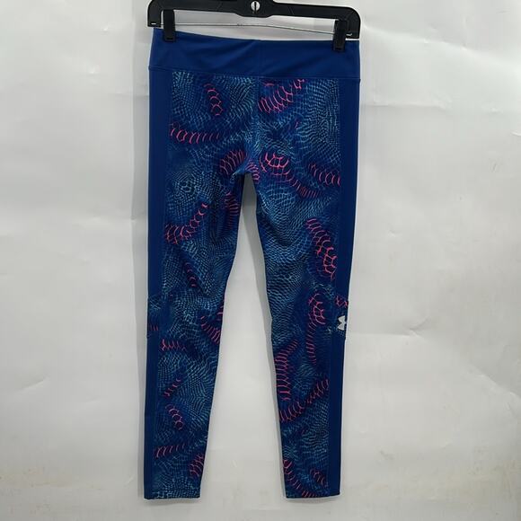 Under Armour Women's Blue & Pink Active Leggings Size Small (see measurements) - Picture 5 of 9